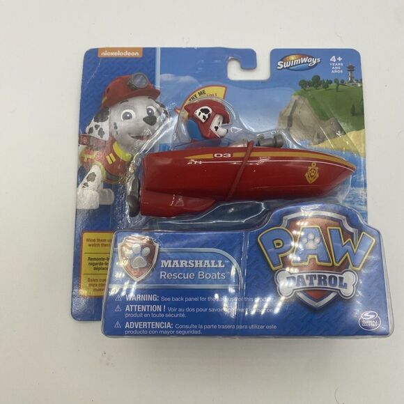 Swimways Nickelodeon Paw Patrol Marshall Rescue Boat - Picture 2 of 6